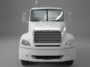 freightliner columbia 2017 4-axle chassis base 3D Model
