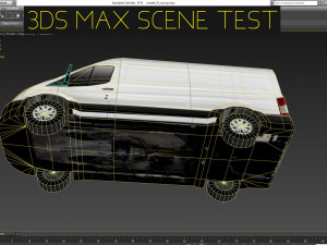 american design panel van low polygon model Modèle 3D