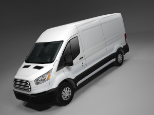 american design panel van low polygon model Modèle 3D