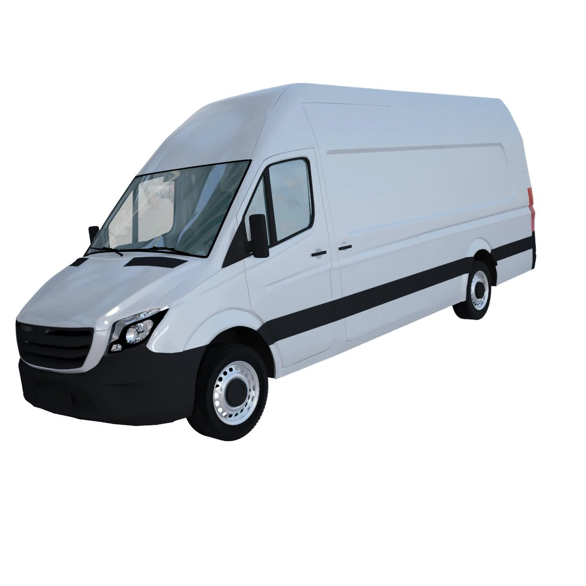 mercedes sprinter freightliner panel van 3D Model .c4d .max .obj .3ds .fbx .stl .blend
