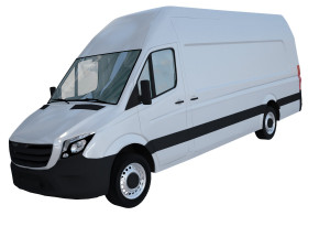 mercedes sprinter freightliner panel van 3D Model