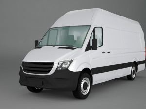 mercedes sprinter freightliner panel van Modelo 3D