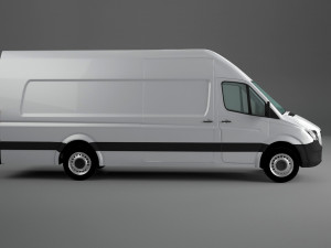 mercedes sprinter freightliner panel van Modelo 3D