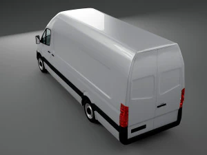 mercedes sprinter freightliner panel van 3D Model