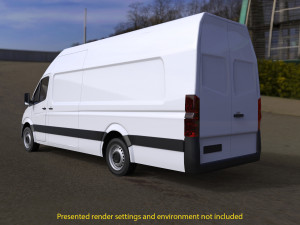 mercedes sprinter freightliner panel van Modelo 3D