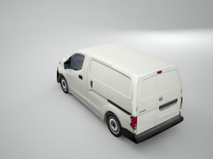 nissan nv200 japanese design low polygonal van low-poly 3D Модель