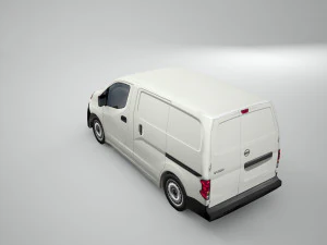 nissan nv200 japanese design low polygonal van low-poly 3D Model