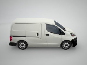 nissan nv200 japanese design low polygonal van low-poly 3D Модель