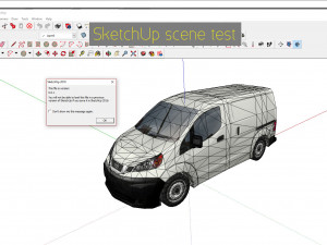 nissan nv200 japanese design low polygonal van low-poly 3D Модель