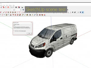 nissan nv200 japanese design low polygonal van low-poly 3D Model