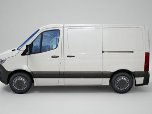 mercedes benz sprinter l1 2020 panel van low poly model 3D Model