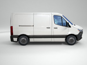 mercedes benz sprinter l1 2020 panel van low poly model 3D Model