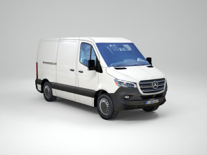 mercedes benz sprinter l1 2020 panel van low poly model 3D Model