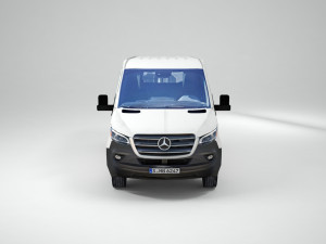 mercedes benz sprinter l1 2020 panel van low poly model 3D Model