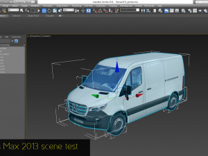 mercedes benz sprinter l1 2020 panel van low poly model 3D Model