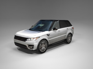 luxury suv british design low polygon model 3D Model