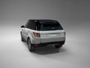 luxury suv british design low polygon model 3Dモデル