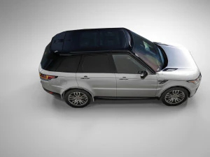 luxury suv british design low polygon model 3D Model