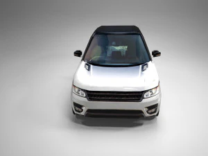 luxury suv british design low polygon model 3D Model