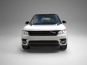 luxury suv british design low polygon model 3D Model