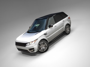 luxury suv british design low polygon model 3Dモデル