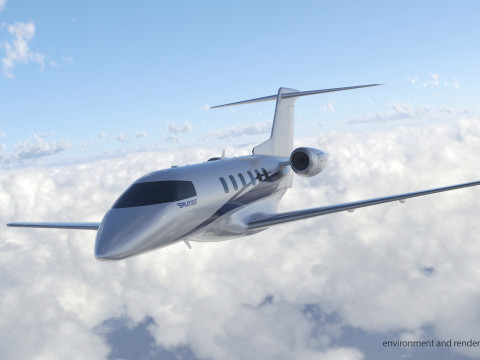Pilatus PC 24 in flight mode Model 3D