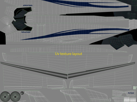 Pilatus PC 24 in flight mode Model 3D