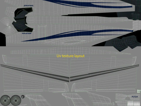 Pilatus PC 24 in flight mode 3D Model