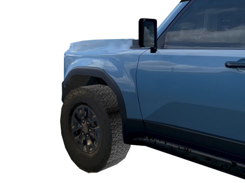 SUV off road low poly no logos 3D Модель