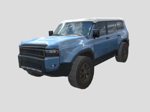 SUV off road low poly no logos 3D Model