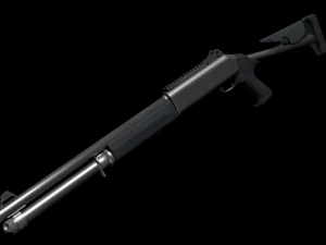 two shotguns 3D Model