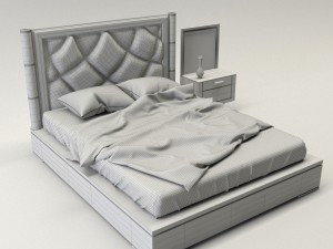 bed 2 roisss interior design 3d 3D 모델