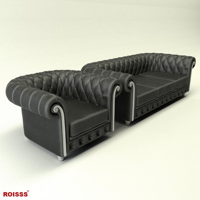 sofa 1 roisss interior design 3d 3D 모델 .c4d .max .obj .3ds .fbx .stl .blend 