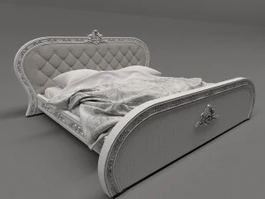 बेड 1 रोइस्स इंटीरियर डिज़ाइन 3डी 3D मॉडल