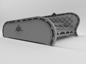 bed 1 roisss interior design 3d 3D मॉडल