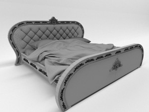 bed 1 roisss interior design 3d 3D मॉडल