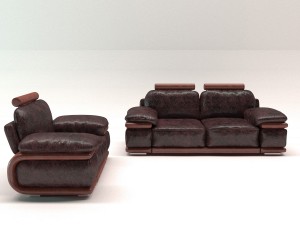 sofa richmond 2 roisss interior design 3d 3D Model