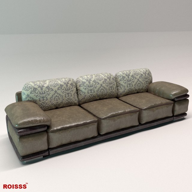 sofa richmond 1 roisss interior design 3d Modèle 3D .c4d .max .obj .3ds .fbx .stl .blend