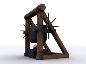 oil boiler medieval 3D Model