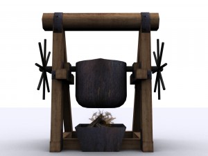 oil boiler medieval 3D Model