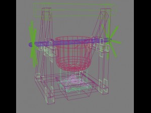 oil boiler medieval 3D Model