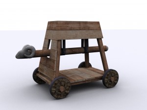 ram medieval siege 3D-Modell