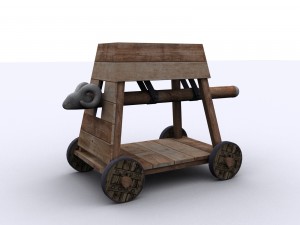 ram medieval siege 3D Model