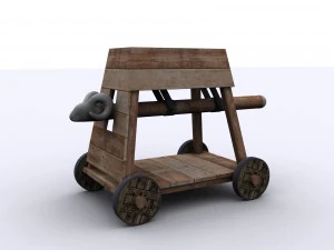 ram medieval siege 3D Model