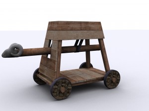 ram medieval siege 3D Model