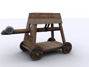 ram medieval siege 3D Model