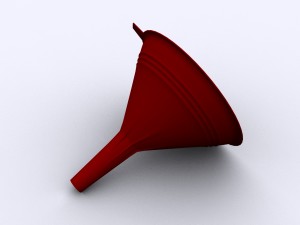 funnel plastic 3D Model
