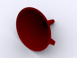 funnel plastic 3D Model