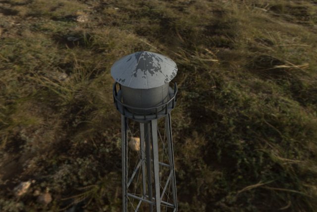 water tower Modello 3D .c4d .max .obj .3ds .fbx .stl .blend 