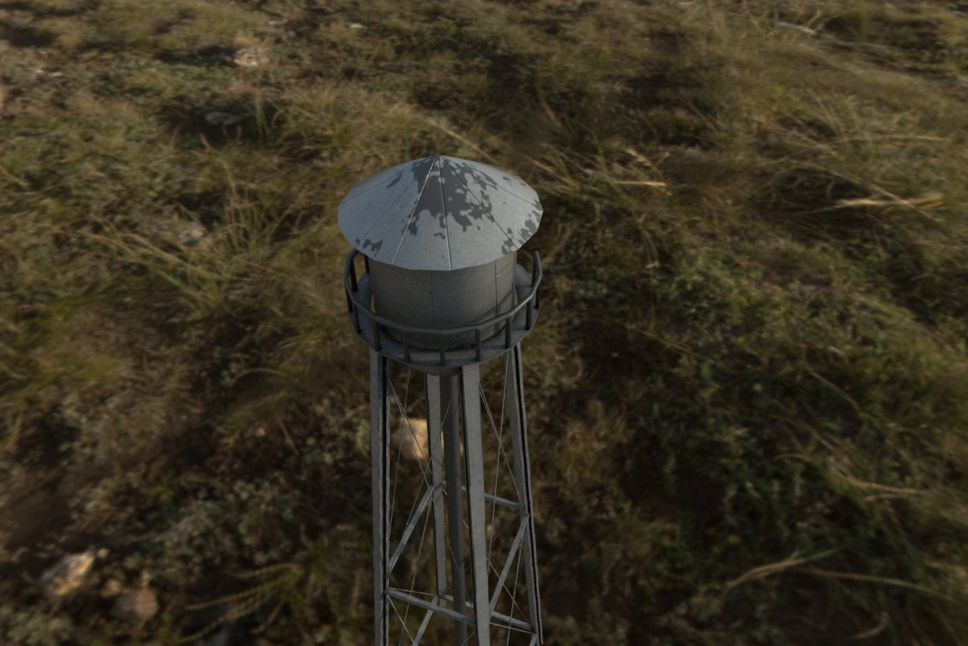 water tower 3D Model .c4d .max .obj .3ds .fbx .stl .blend 